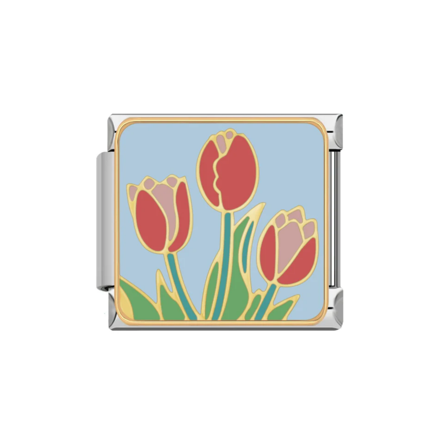 Pink and Red Tulips