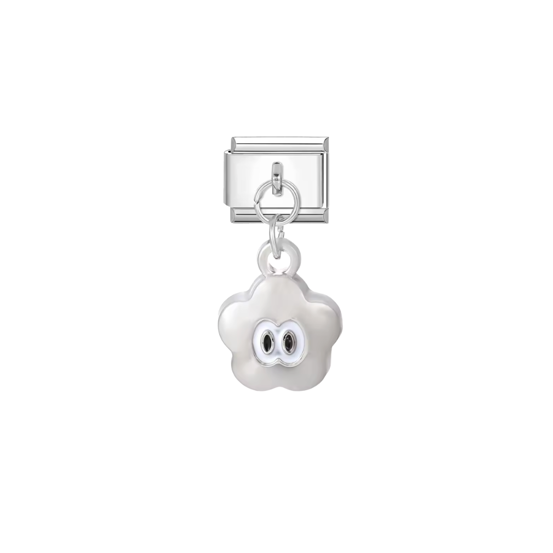 Smiley Cloud Dangle