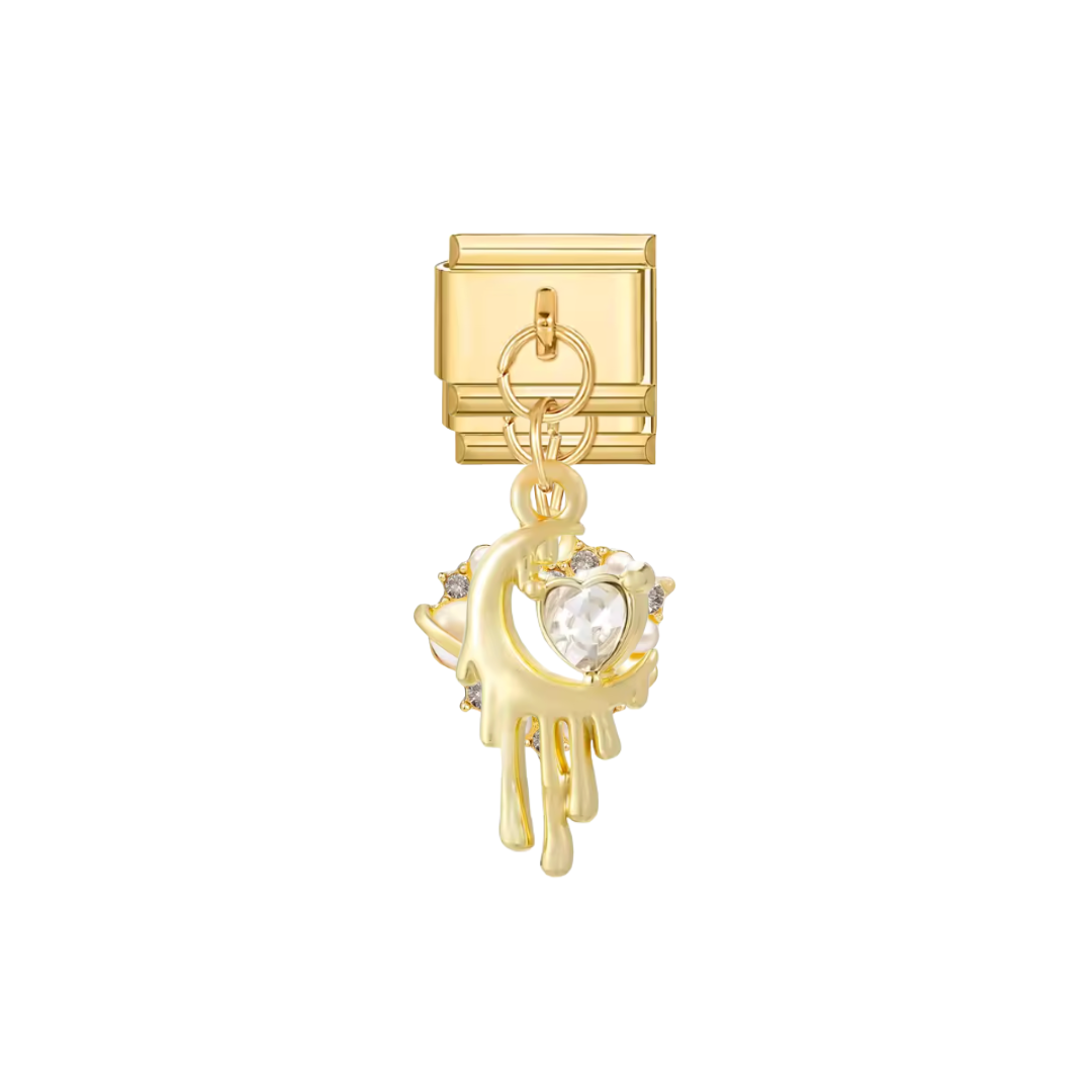 Celestial Drip Moon Dangle