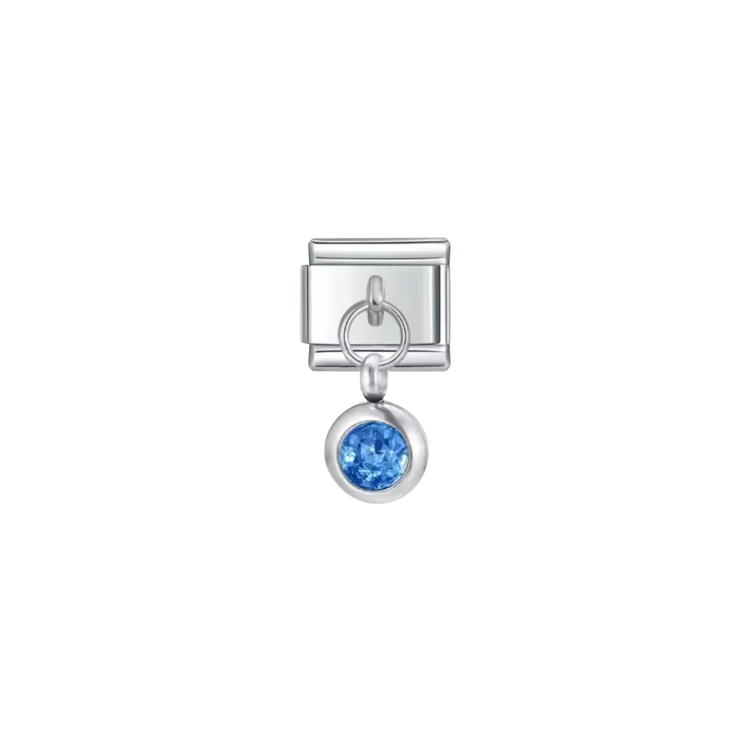 Blue Crystal Dangle