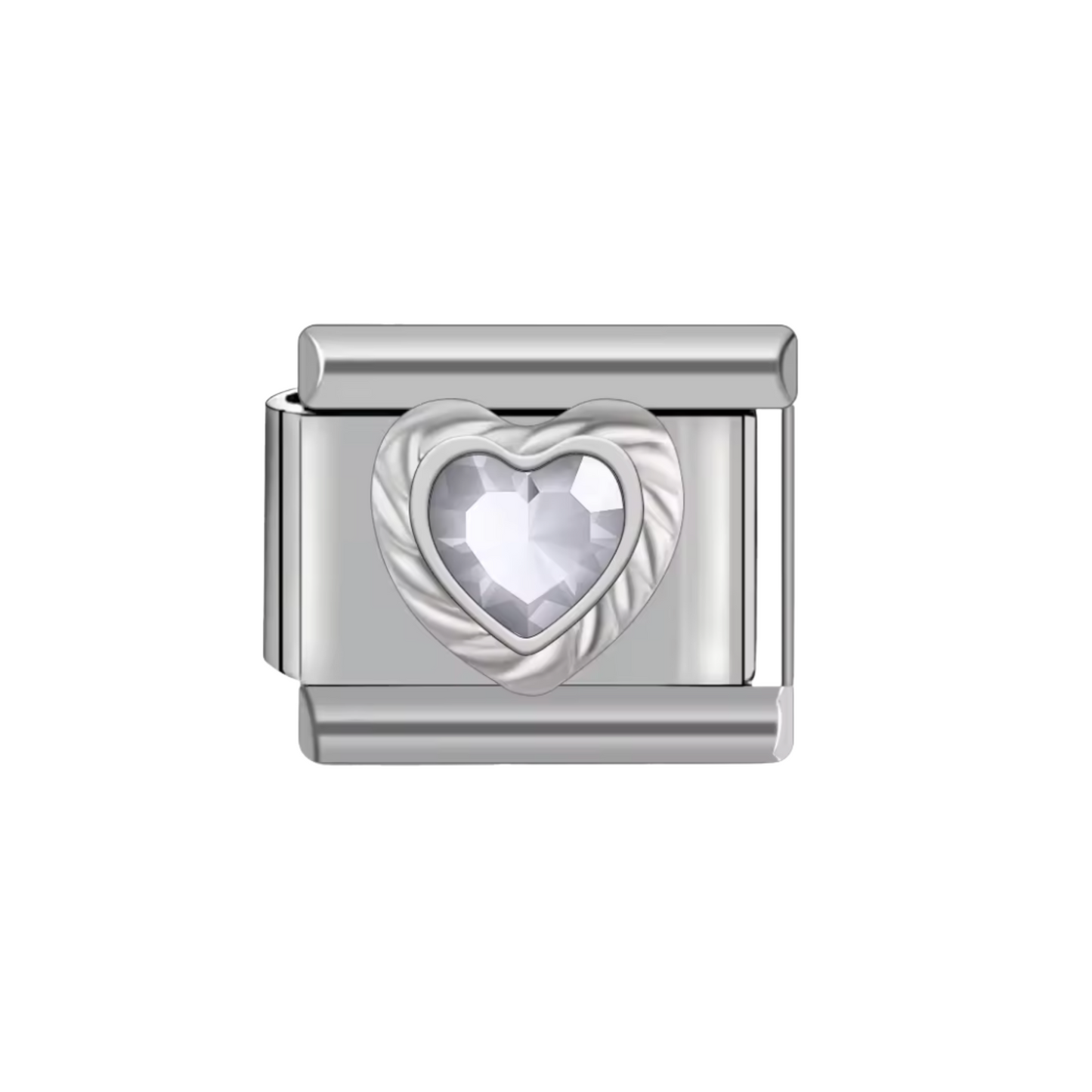 Silver Heart Gem