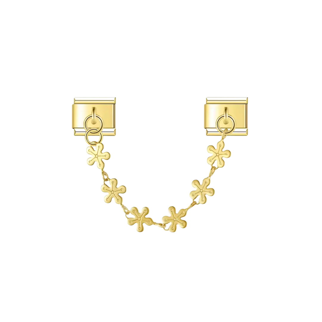 Dainty Flower Linking Charm