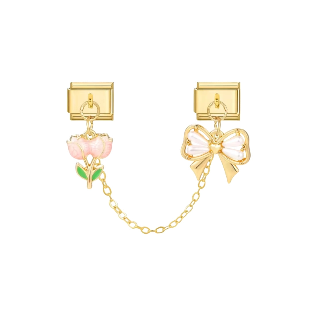 Bloom Bow Chain Dangle
