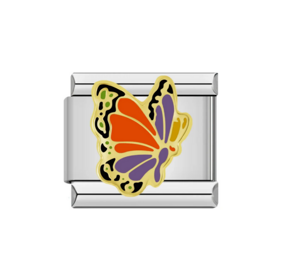 Purple and Orange Butterfly