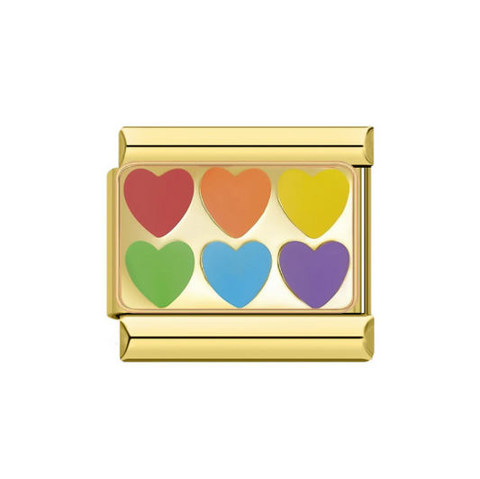 Rainbow Hearts