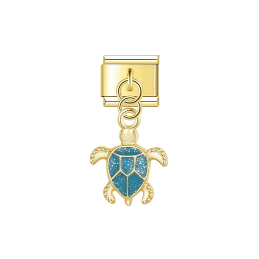 Gold Turtle Dangle