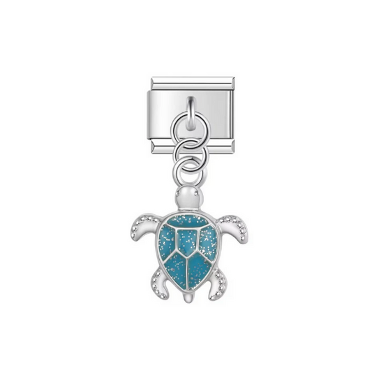 Blue Turtle Dangle