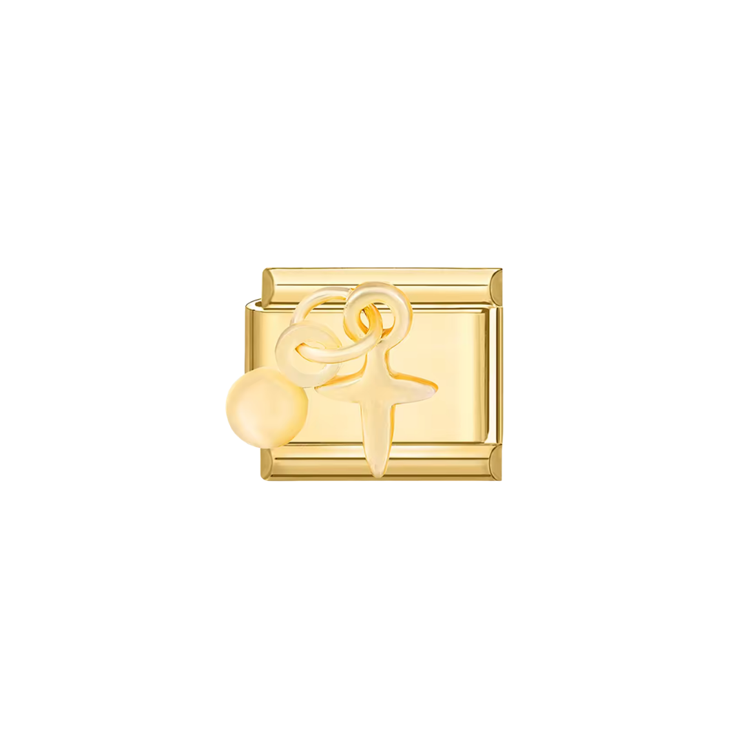 Ballet Bow Drop Charm