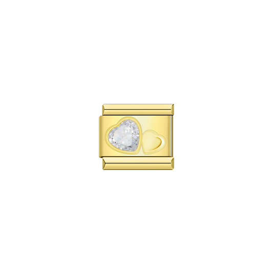 White Crystal Heart