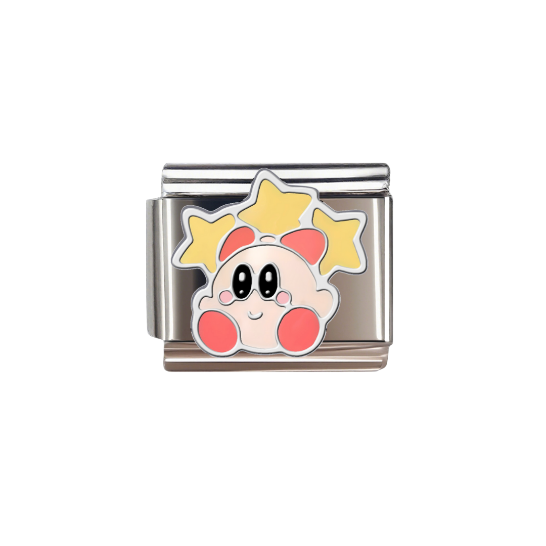 Pink Character with Stars
