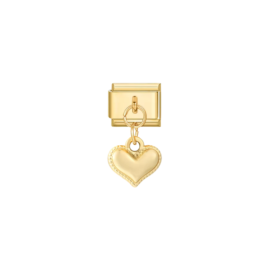 Gold Heart Dangle
