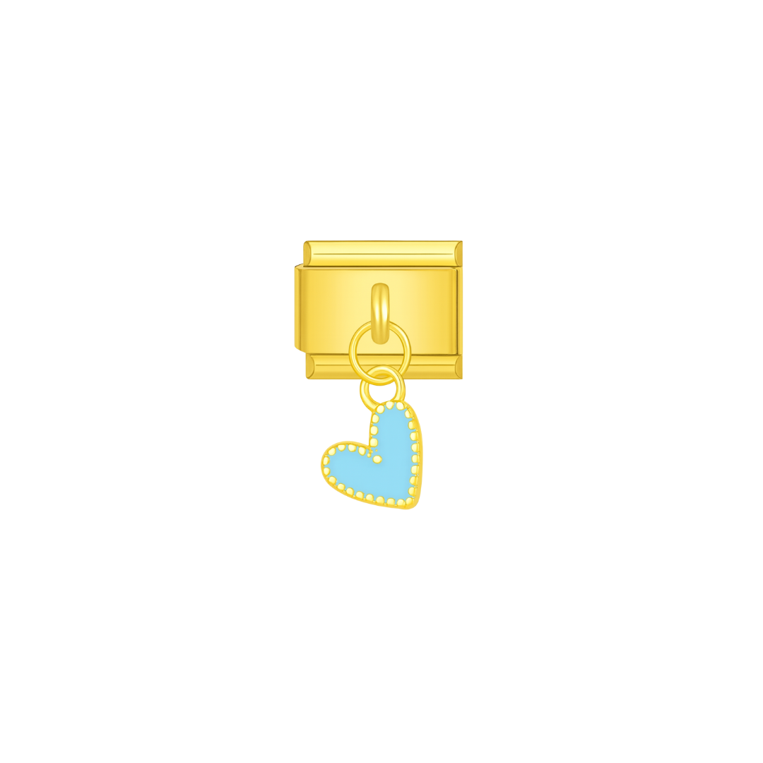Blue Heart Dangle