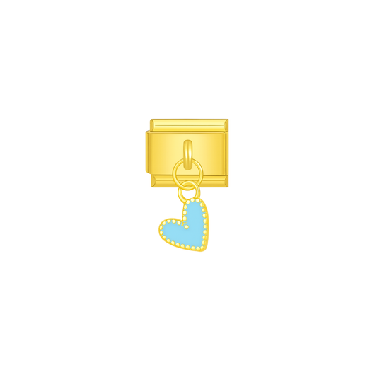 Blue Heart Dangle